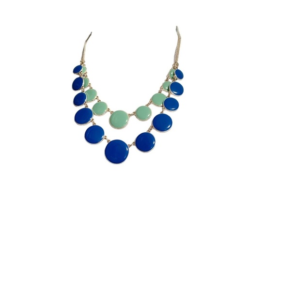 Blue Statement Necklace - Picture 6 of 7